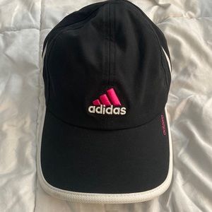 Black and Pink Adidas Adizero, Climacool Adjustable Women's Sport Hat